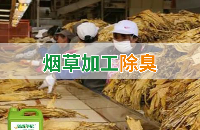 潔匠凈化·的凈工業(yè)除臭劑_煙草加工異味廢氣危害大，快速除臭就用Dejing的凈除臭劑！