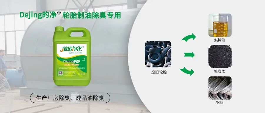 廢舊輪胎煉油廢氣污染，車間惡臭問(wèn)題可利用潔匠凈化除臭劑解決.jpg